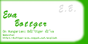 eva bottger business card